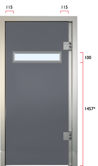 Siktruta 22 Pd List Glassfelt Thermod Pendeldør