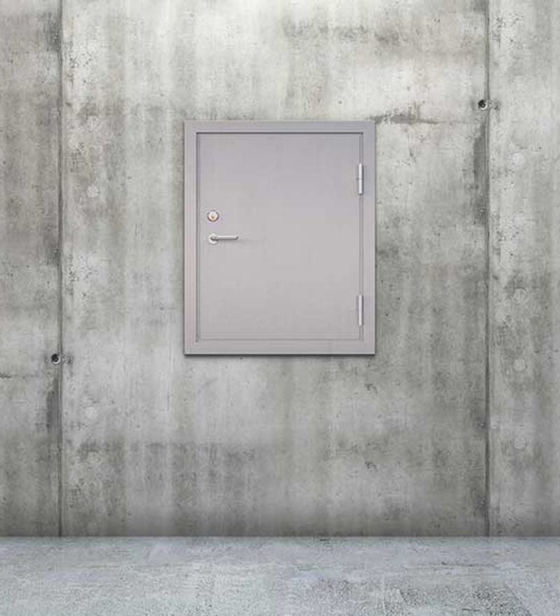 Brannluke i rustfritt stål enfløy fra AS Norfo