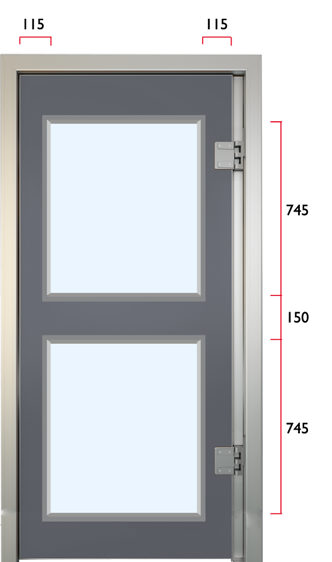 Siktruta 03 Pd List Glassfelt Thermod Pendeldør