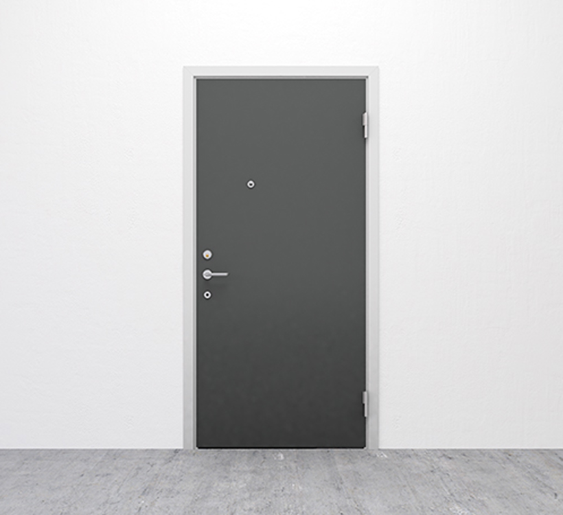 Leilighetsdør malt  Hellbergs-AS Norfo