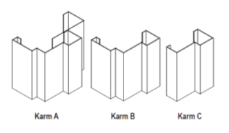 Karmer 300X174 til ståldører NORFO