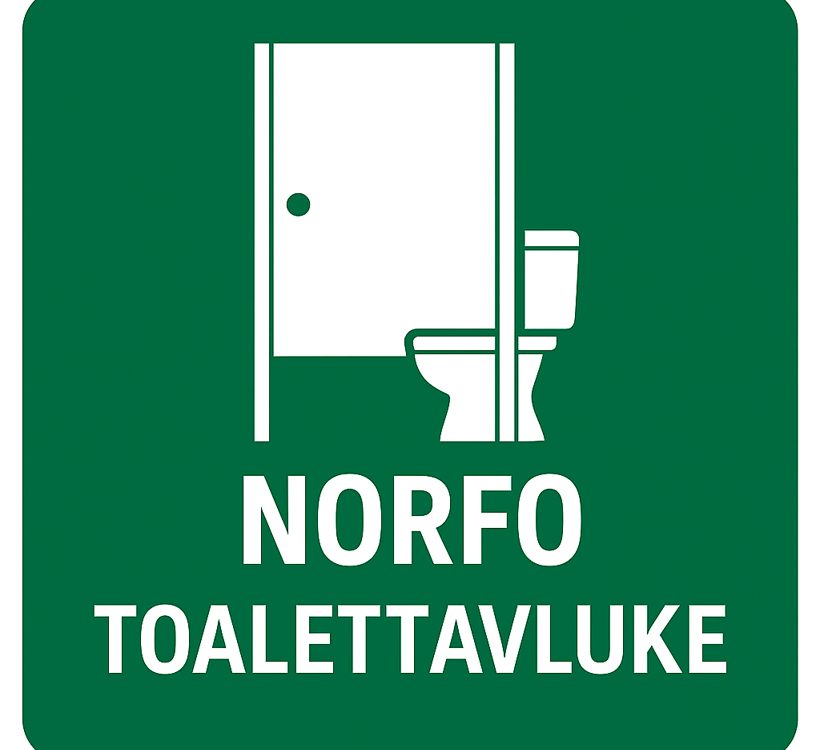 Norfo Toalettavlukke Symbol