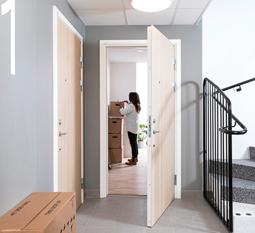 Tamburdør Dobel 1065 - til fellesgang eller trapperom - AS Norfo